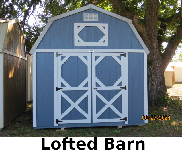 lofted barn labled