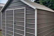 10x12 Value Shed 5yr Brown w/Tan RTO