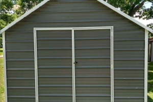 12x20 value shed Green with White Trim