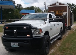 truck loaded at jbys lot